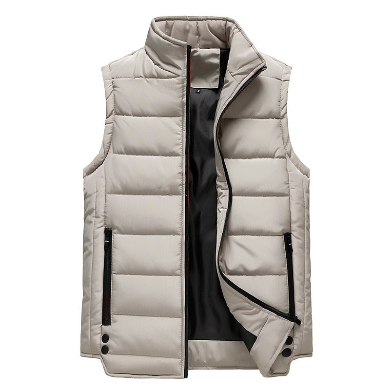 5XL Warm Waistcoat Mens Winter padded Vest Jacket Sleeveless