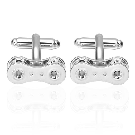 MeMolissa Shirt Cufflinks For Mens Bike Chain Cuff