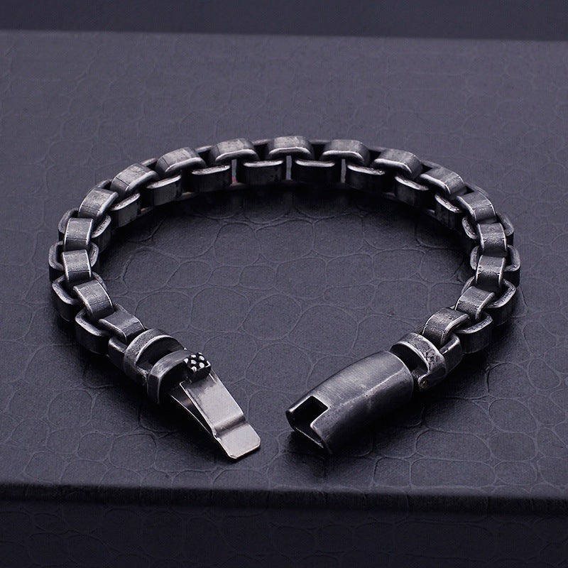 Fashion Titanium Steel Bracelet Casting Personality Trendy Men's Bracelet