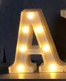 Luminous LED Letter Number Night Light English Alphabet Number Battery Lamp Romantic Wedding Christmas Party Decoration