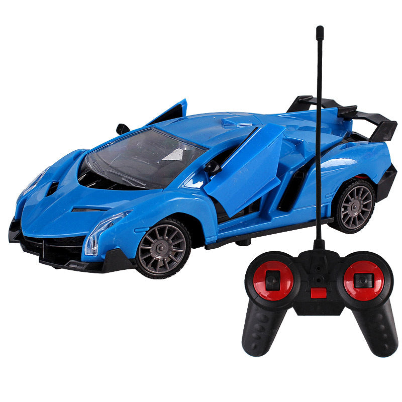 Four Way Double Door Remote Control Car Model Electric Toy Car