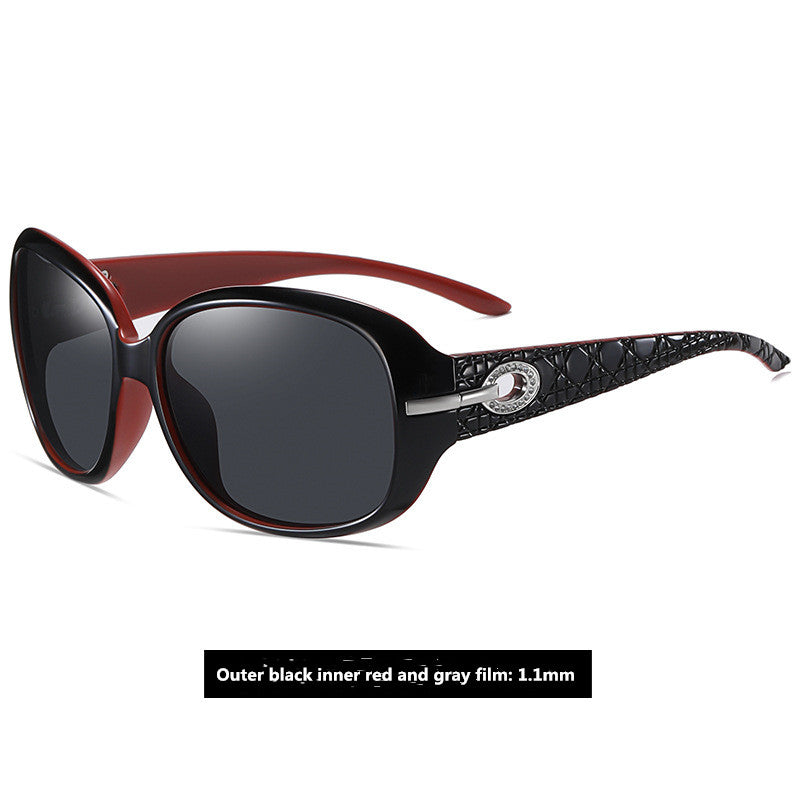 New Style Sunglasses Female Classic Big Frame Polarized