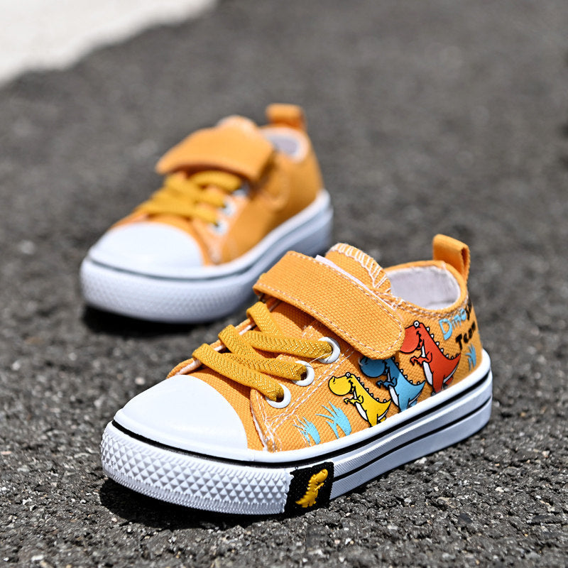 Children's Canvas Shoes, Toddler Shoes, Girls' Casual Single Shoes, Cover Feet