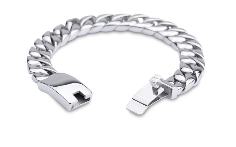 Titanium steel bracelet fashion trend titanium steel Men's bracelet