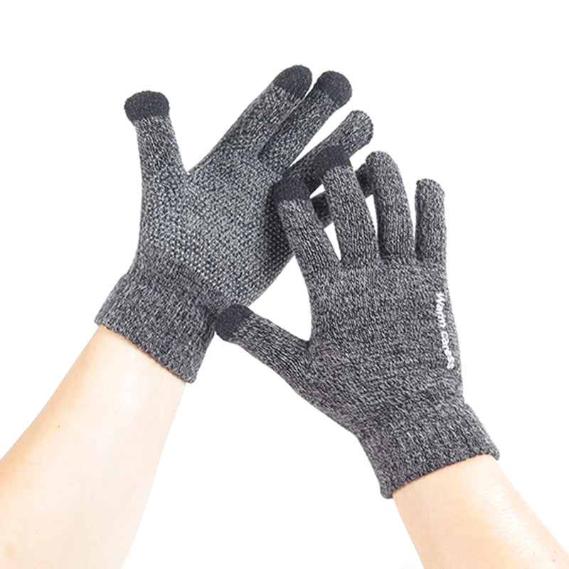 Touch Screen Gloves For Men Fall And Winter Fleece