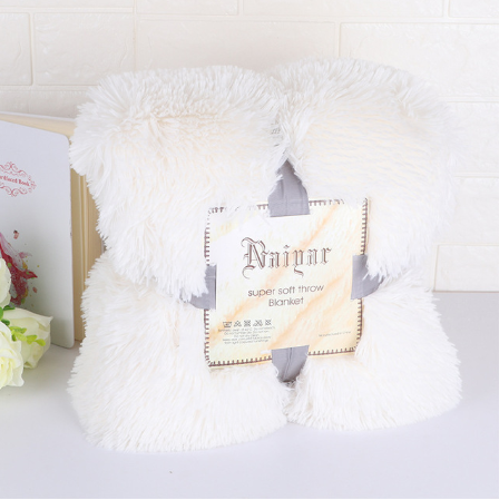 Super Soft Long Shaggy Fuzzy Fur Faux Fur Warm Elegant Cozy With Fluffy Sherpa Throw Blanket winter blankets for beds
