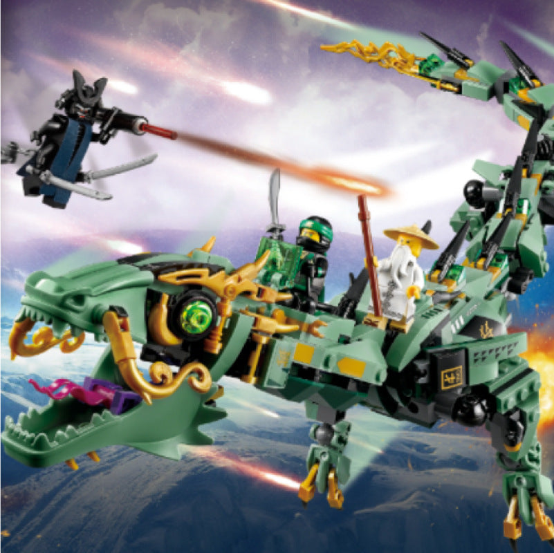 Flying Mecha Dragon Assembled Building Block Toys