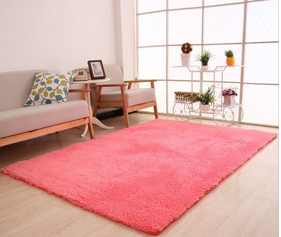 Living Room Rug Area Solid Carpet Fluffy Soft Home Decor White Plush Carpet Bedroom Carpet Kitchen Floor Mats White Rug Tapete