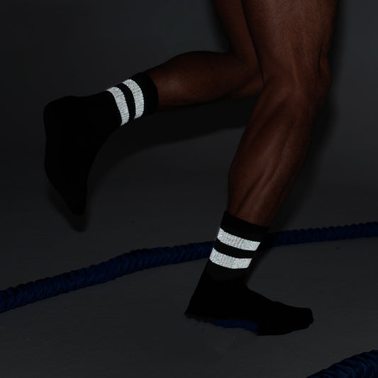 Sockkon Men's Reflective Running Socks