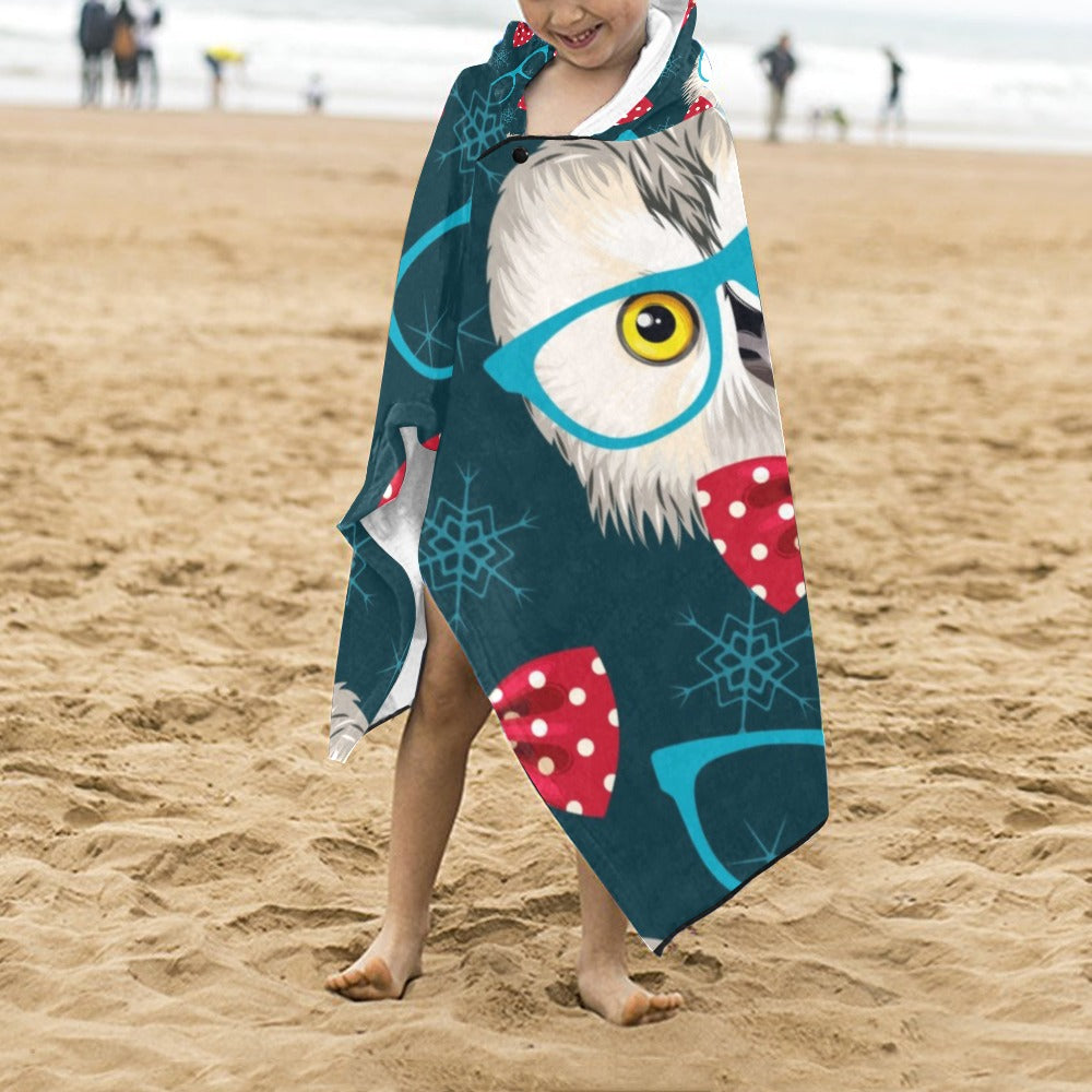 99DIY Custom Beach Bath Towel With Hood For Kids Toddlers Boys Girls Super Soft Absorbent Cotton For Bath Pool Beach Swim Coverups Bathrobe Made In China