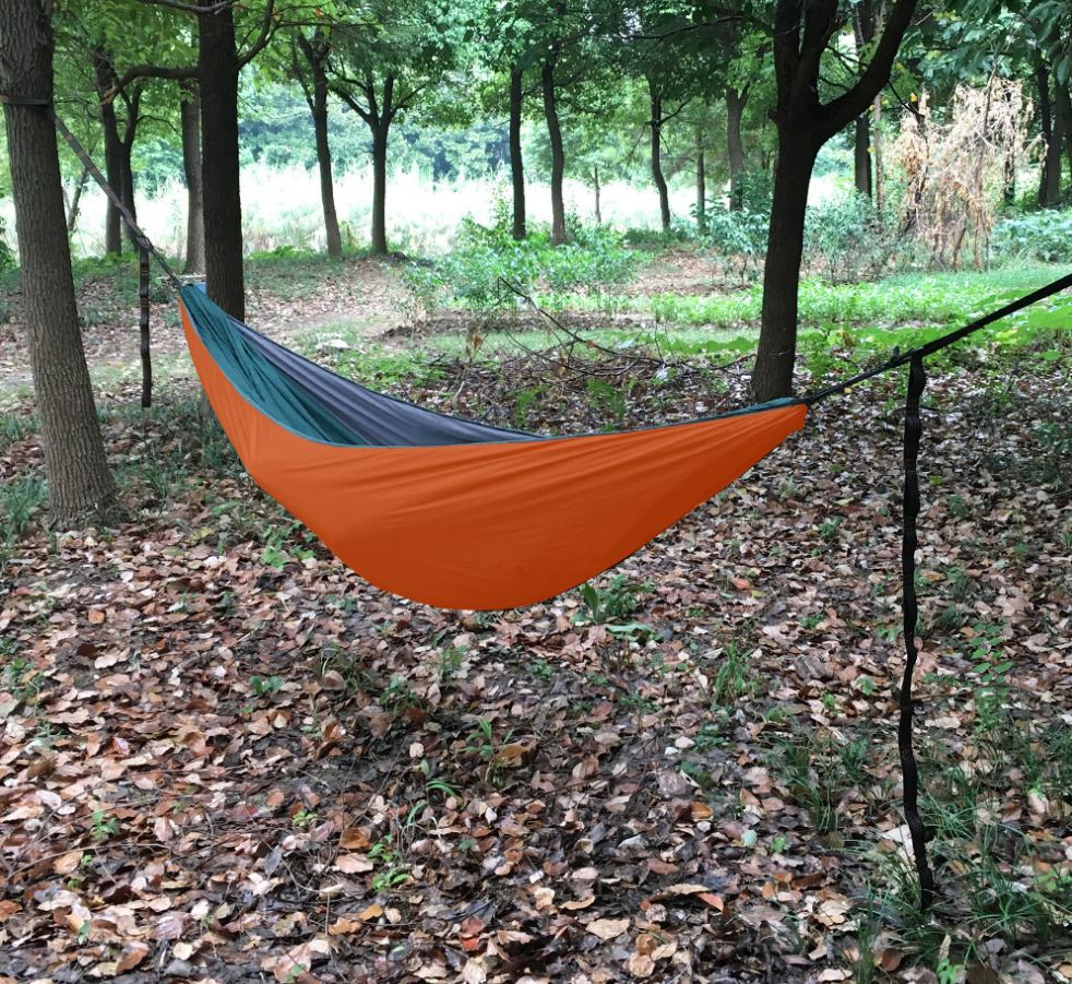 Outdoor camping warm cover cotton hammock