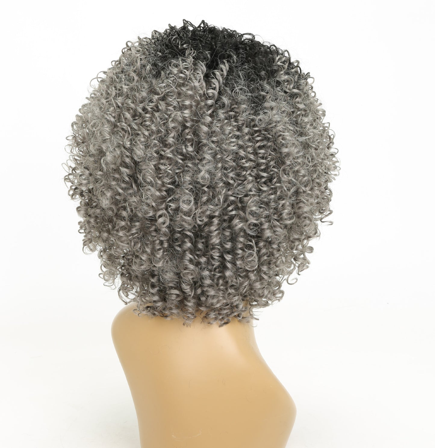 Curly Female Black Gray High Temperature Silk Chemical Fiber Headgear