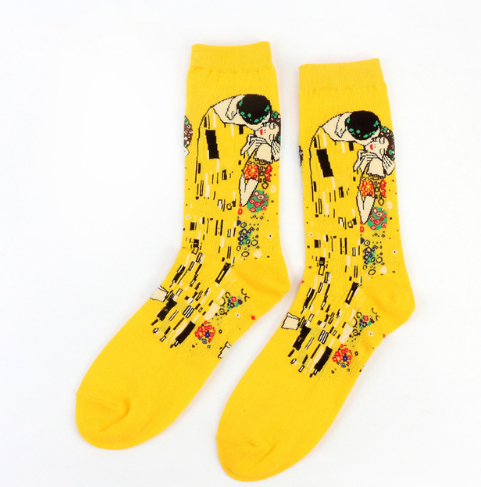 art pattern socks