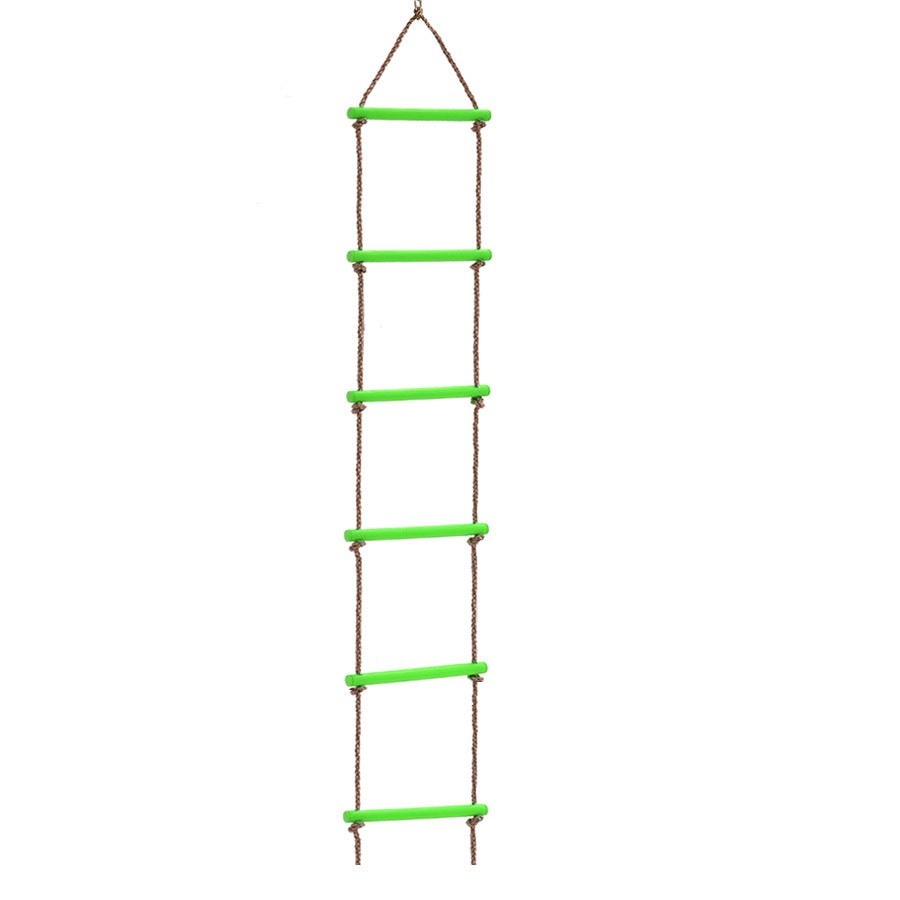 Children climbing ladder