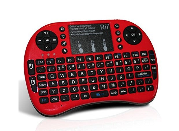 Rii Mini I8 Wireless Mini Backlight Soft Keyboard Mouse And Keyboard One