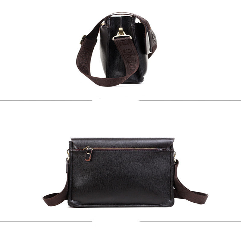 Men's Bags Cowhide Messenger Bags Men's Shoulder Bags