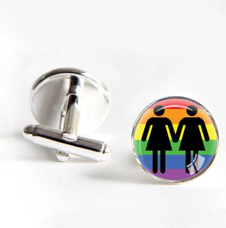 Gay Pride Cufflinks