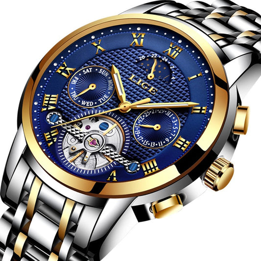 Tourbillon multifunctional mechanical watch