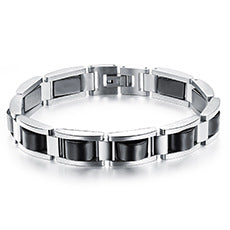 Fashion Titanium Steel Magnet Men's Bracelet
