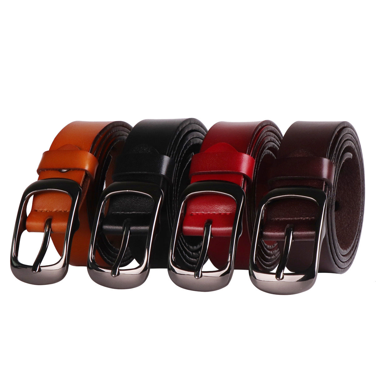 Ladies leather belt