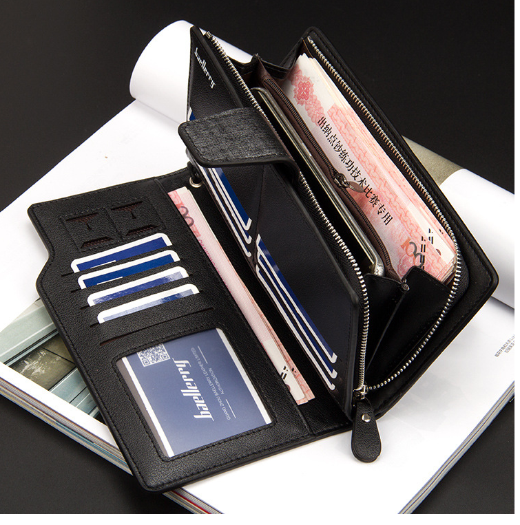 Explosion models men's wallet long clutch bag multi-function handbag mobile phone bag men's coin purse