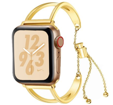 Compatible with Apple, Applicable Watch Strap Iwatch Watch Strap Female Rose Gold