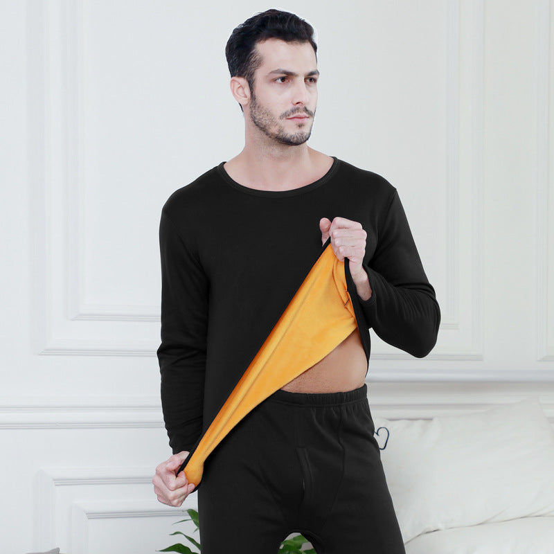 Plush thermal underwear set