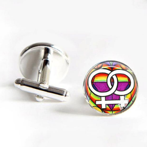 Gay Pride Cufflinks