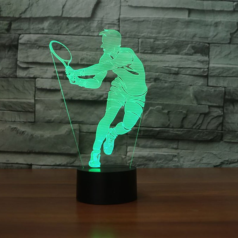 LED tennis colorful touch light