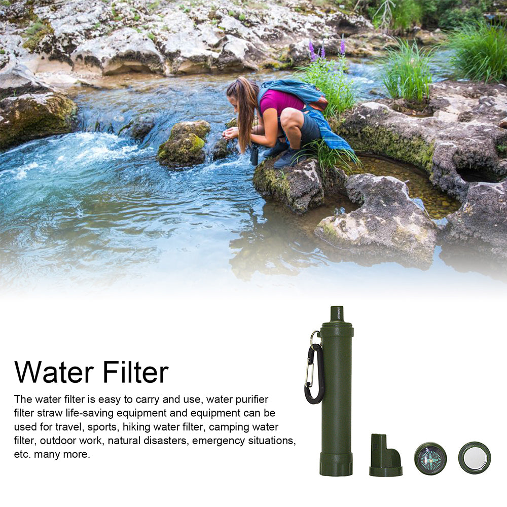 Survival Water Filter For Camping And Hiking