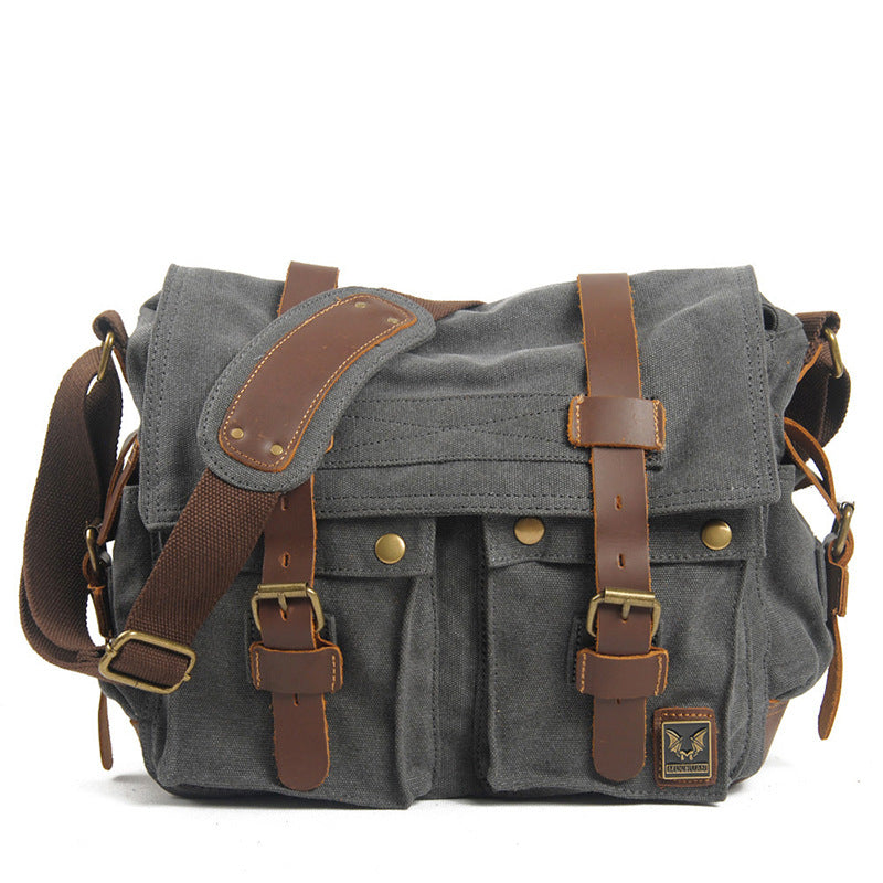 Men's And Women's Messenger Bags Horizontal Square Type