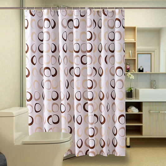 Li jayee pet bathroom shower curtain European bathroom shower curtain waterproof curtain thickened mildew