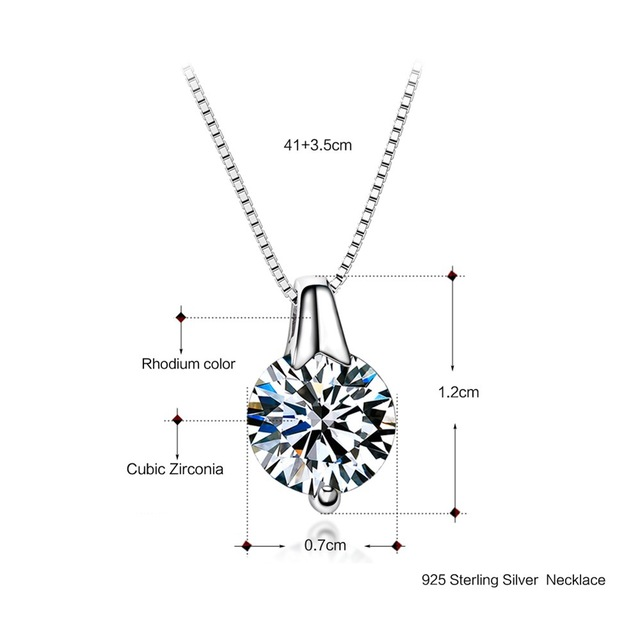 S925 sterling silver necklace