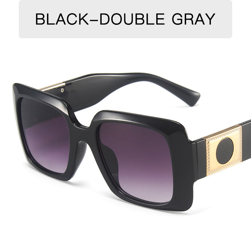 New European And American Square Jelly Sunglasses