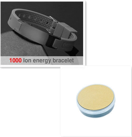 Hottime 4 in 1 Bio Elements Energy Silicon Sport Bracelet Bangle Multicolor Power Bands Balance Stainless Steel Metal Bracelets