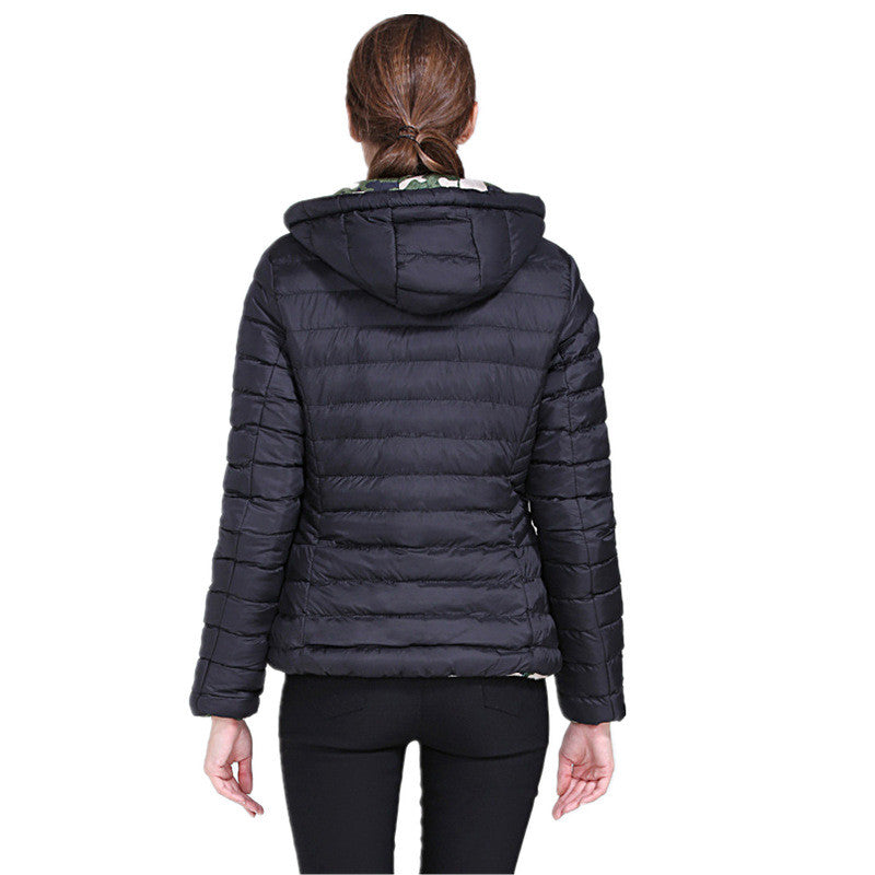 Women's Camouflage Down Cotton Padded Jacket