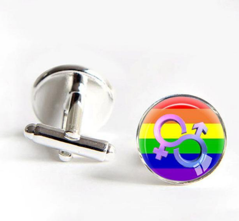 Gay Pride Cufflinks