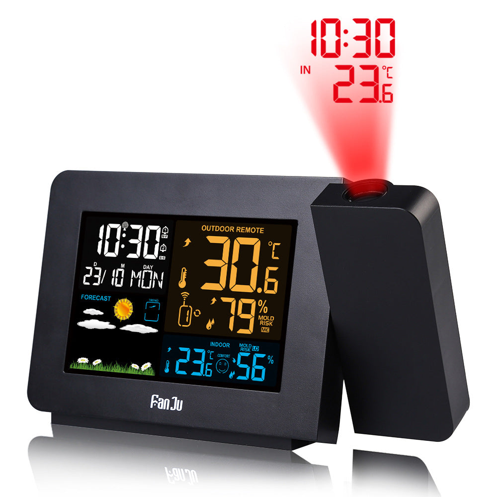 Multifunctional projection alarm clock