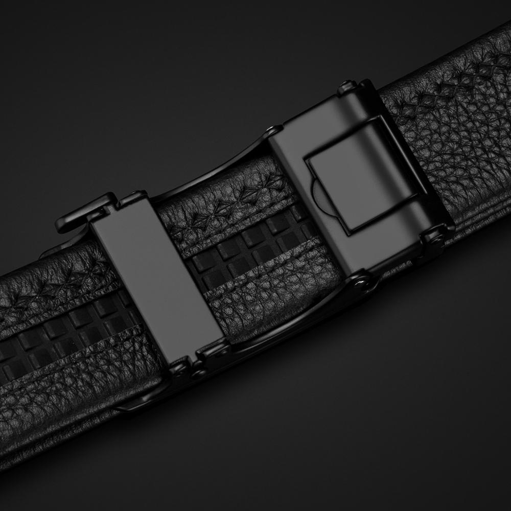 Leather business belt