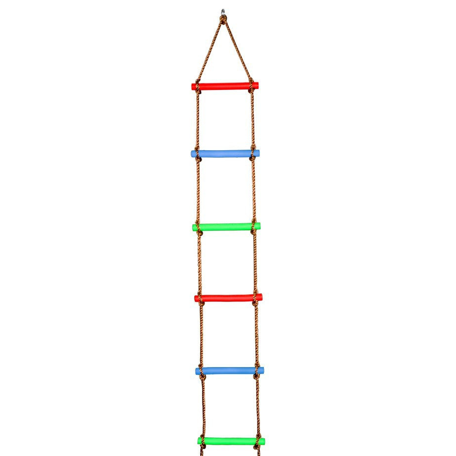 Children climbing ladder