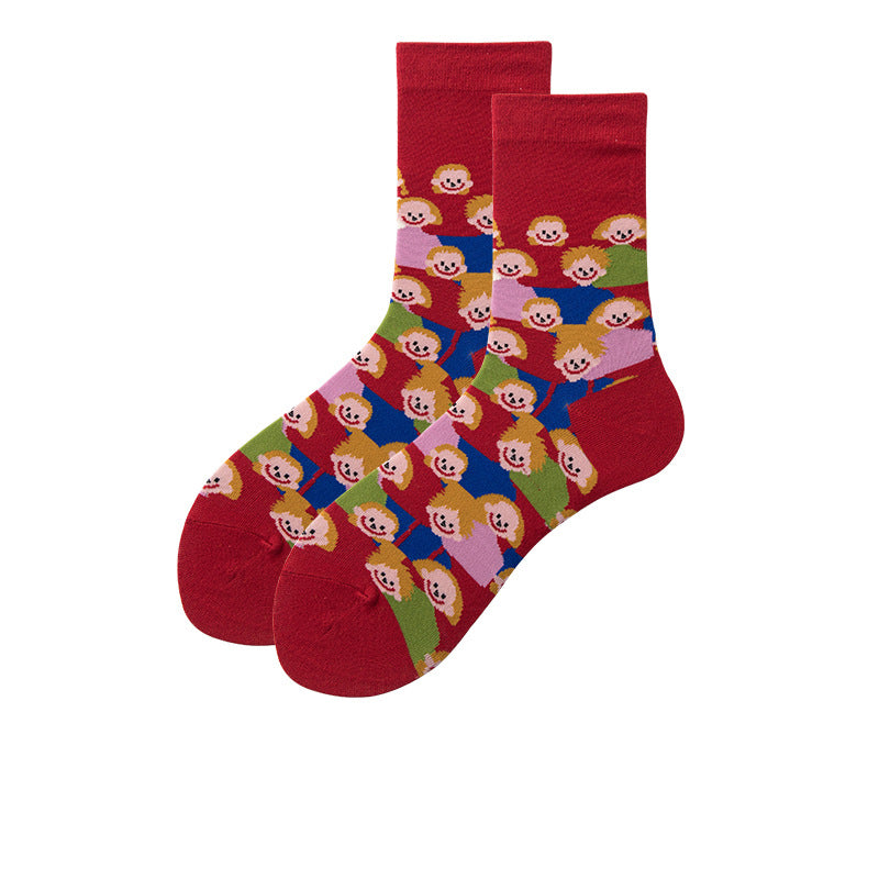 Illustration cotton socks