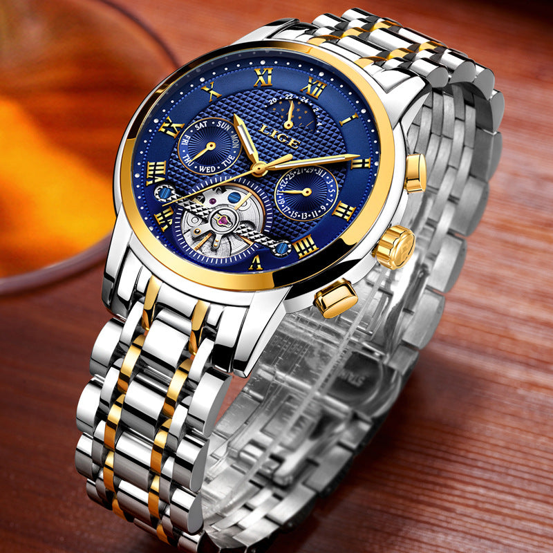 Tourbillon multifunctional mechanical watch