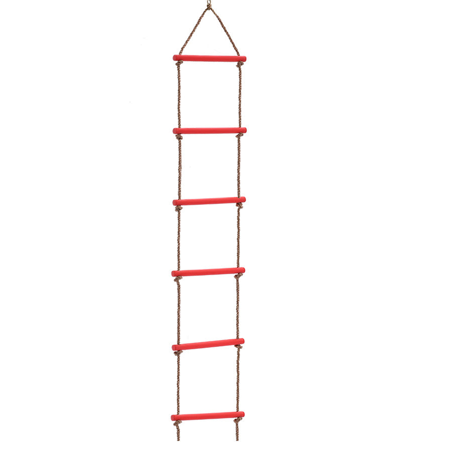 Children climbing ladder