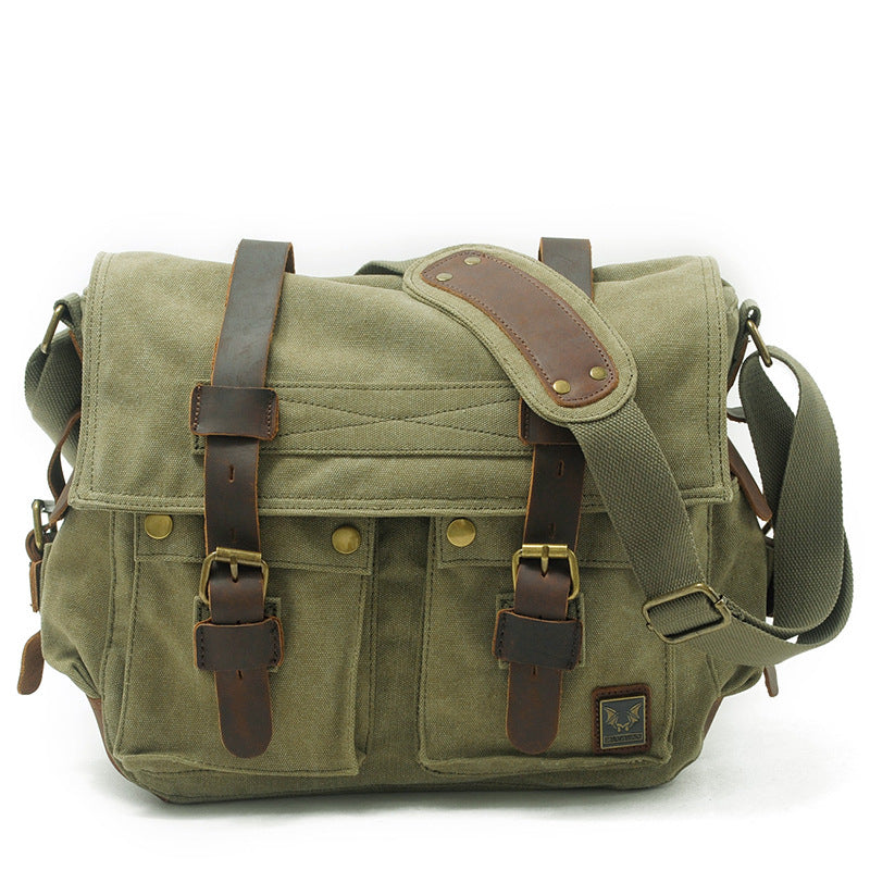 Men's And Women's Messenger Bags Horizontal Square Type