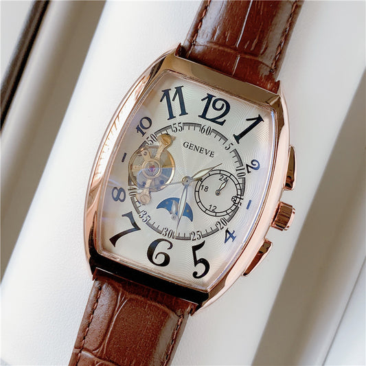 Automatic calendar mechanical watch