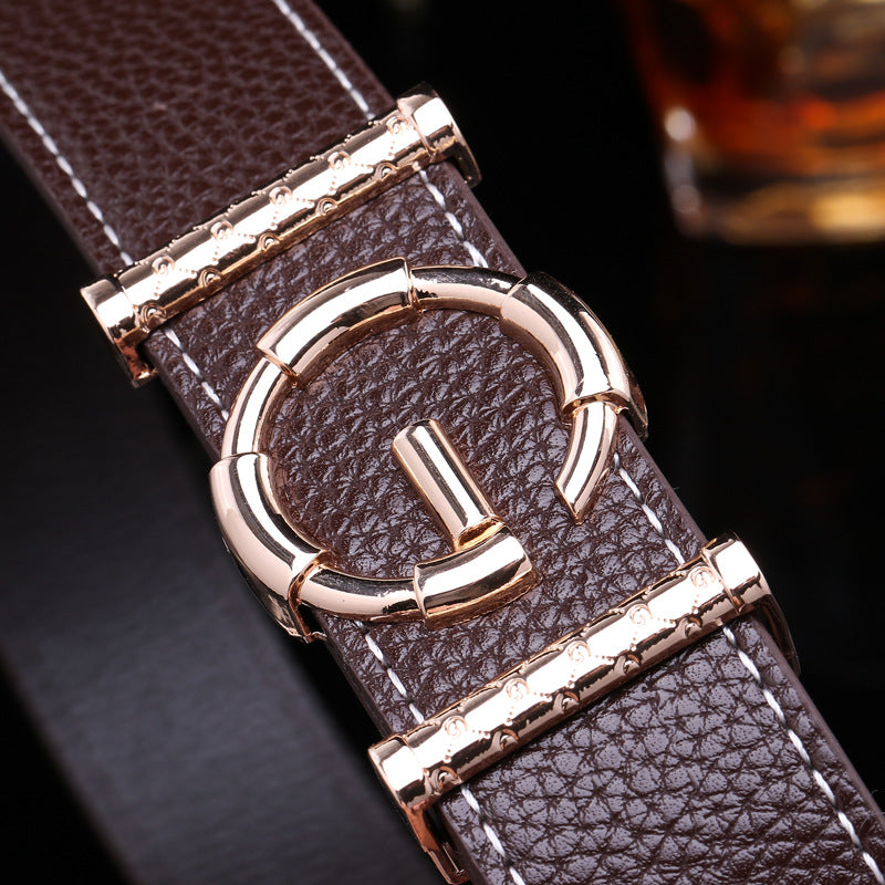 Ladies luxury belts cummerbunds for women G buckle Belt Genuine Leather belt Fashion genuine leather men belts buckle