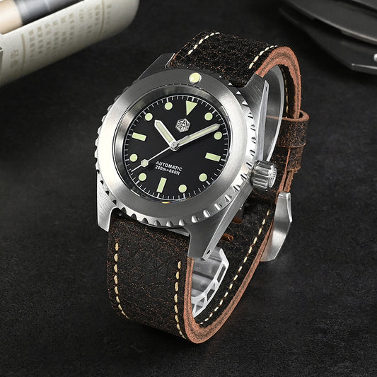 Men's Stainless Steel Diving Automatic Mechanical Sports Watch