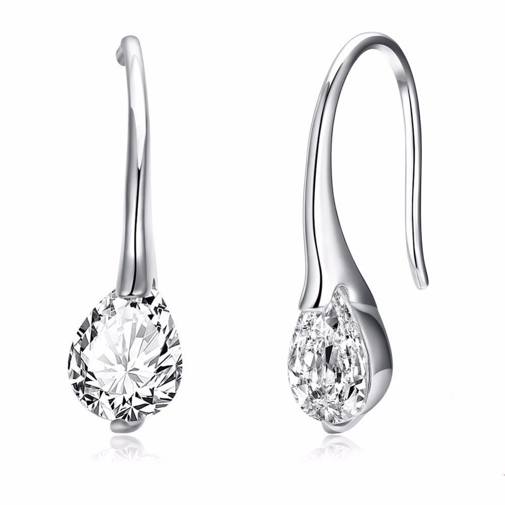 Sterling silver drop earrings