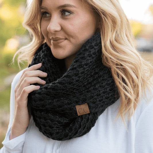 Cable Knit Infinity Scarf