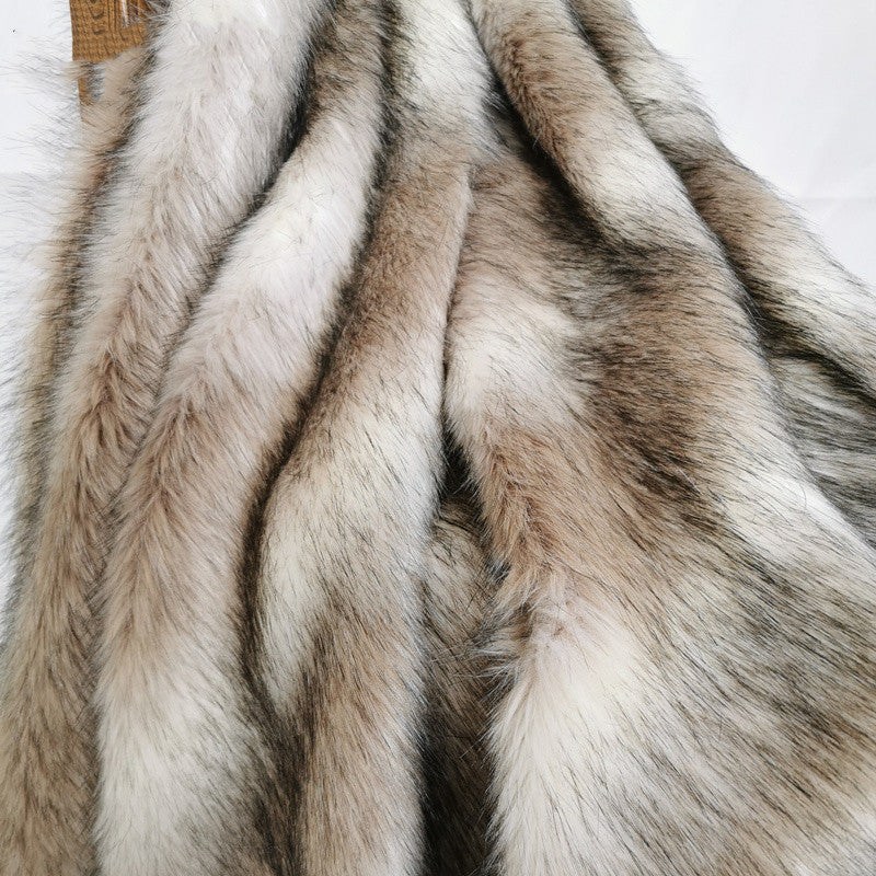 Model House Soft Furnishing Artificial Fur Blanket